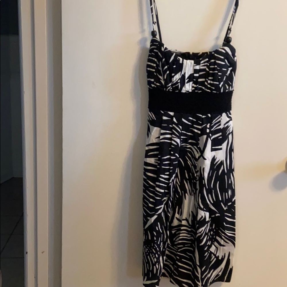 Black and white dress